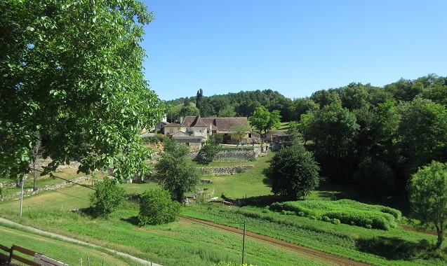 vue sur gîte